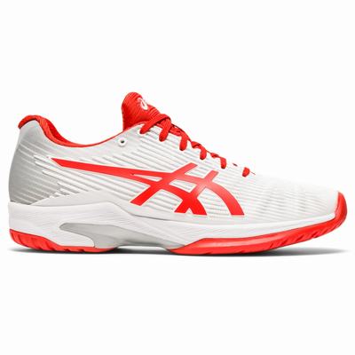 Női Asics Solution Speed FF Teniszcipő AS2319065 Fehér/Piros